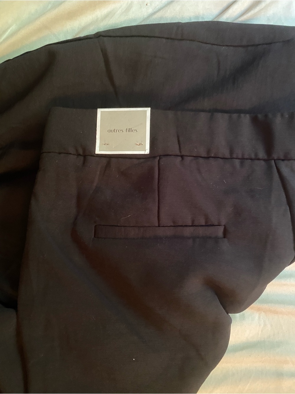 Autres Filles Plus Size 1X Black Wide Leg Dress Pants | Workwear Trouser - Picture 6 of 8